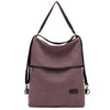 Image of Vintage Canvas Travel Backpack for Women