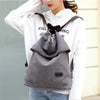 Image of Vintage Canvas Travel Backpack for Women