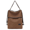Image of Vintage Canvas Travel Backpack for Women