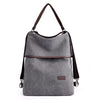 Image of Vintage Canvas Travel Backpack for Women
