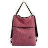 Image of Vintage Canvas Travel Backpack for Women