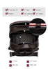 Image of Leather Patchwork Travel Day Laptop Backpack for Women