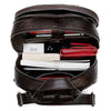 Image of Leather Patchwork Travel Day Laptop Backpack for Women