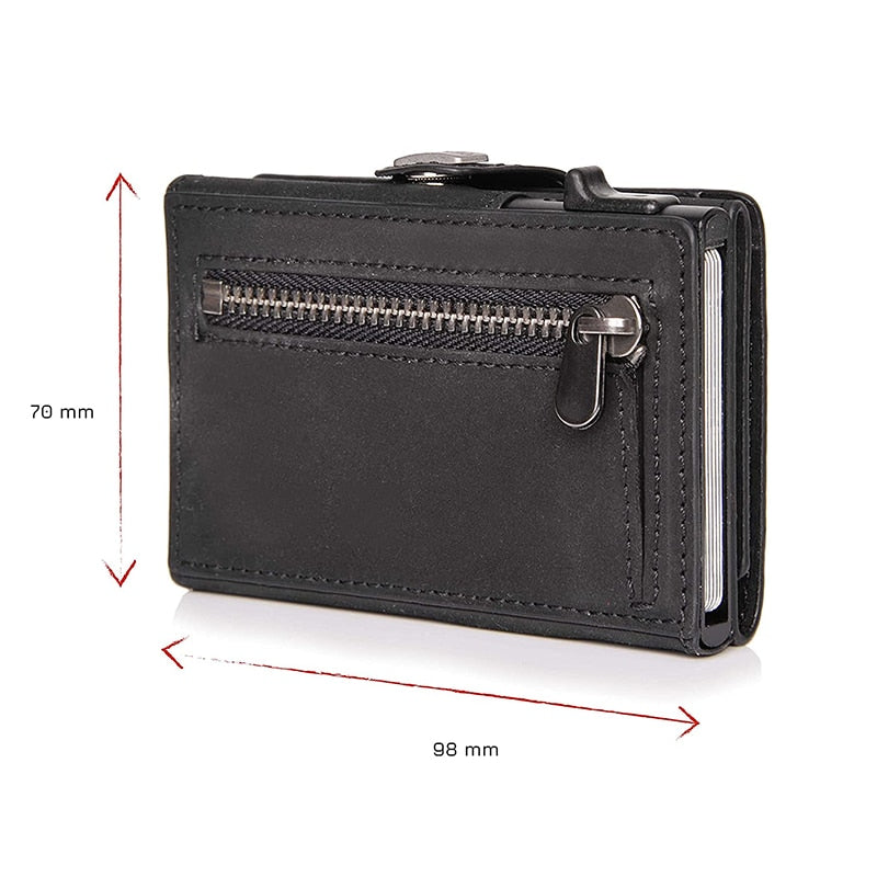 Men's Pure Leather Trifold Wallet by Wolph
