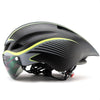Image of AeroOne Bike Cycling Helmet with Integrated Glasses for Men-Women