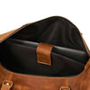 Image of Otto Vintage-style Leather Weekender Duffel Bag by Wolph