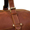 Image of Otto Vintage-style Leather Weekender Duffel Bag by Wolph