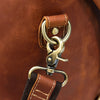 Image of Otto Vintage-style Leather Weekender Duffel Bag by Wolph