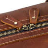 Image of Otto Vintage-style Leather Weekender Duffel Bag by Wolph