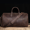 Image of The Edler Retro Cowhide Shoulder Duffel Travel Bag by Wolph