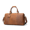 Image of Otto Vintage-style Leather Weekender Duffel Bag by Wolph