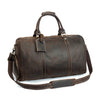 Image of Otto Vintage-style Leather Weekender Duffel Bag by Wolph